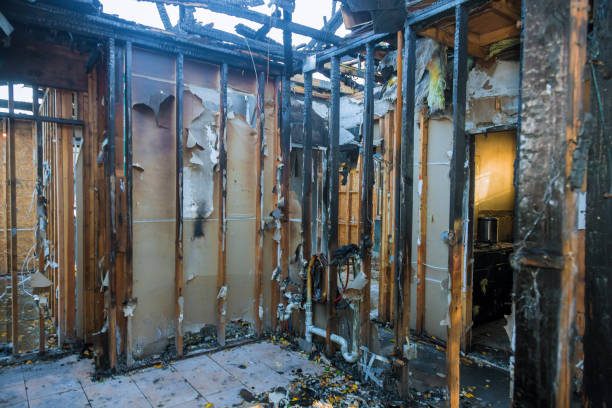 Professional Smoke Damage Restoration technician working in Burlington, WA